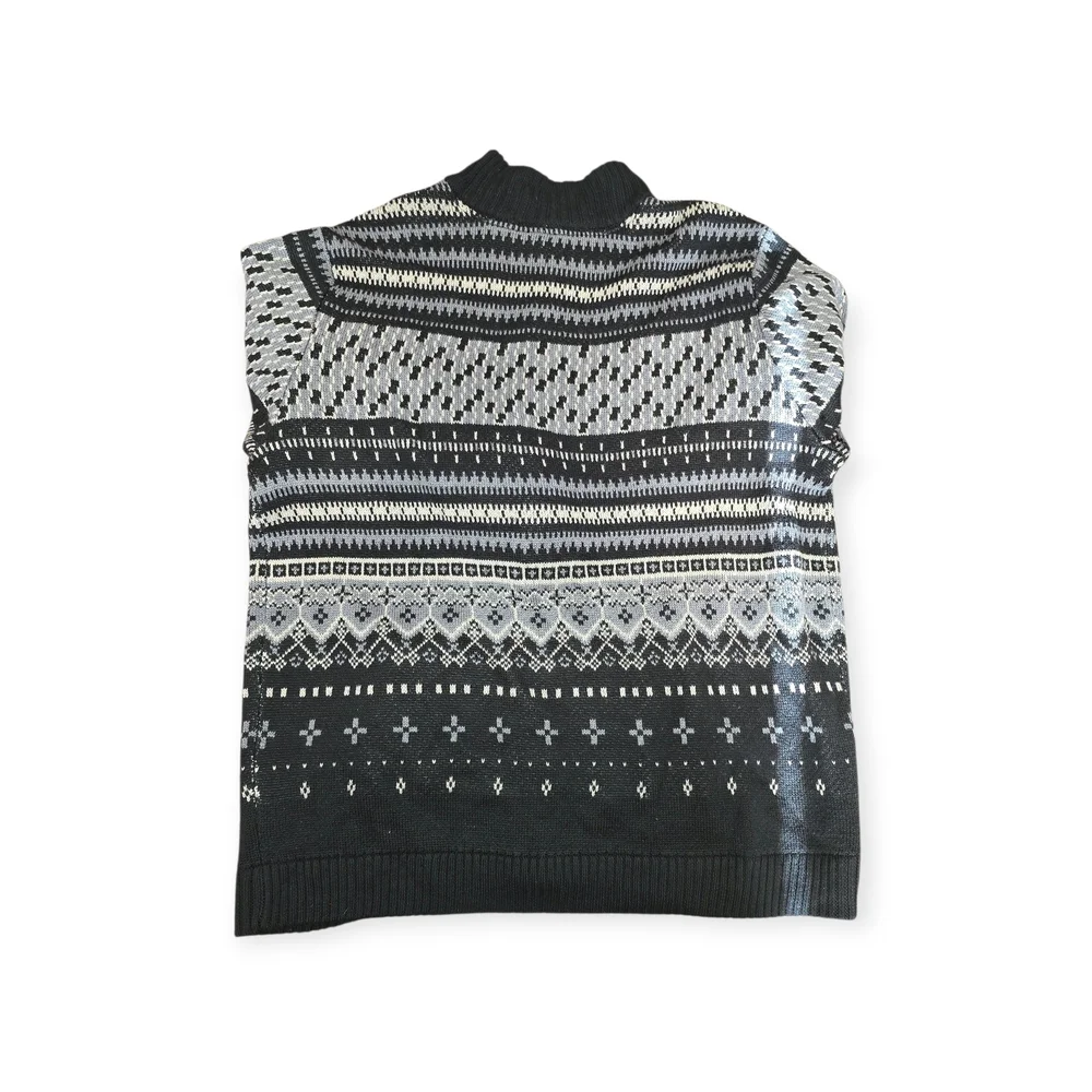 LRG Men's Black and Gray Cardigan Sweater - Picture 4 of 7